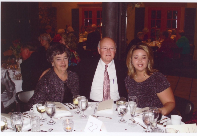 Bill and his Two Gertie Girls, Anne and Gena.